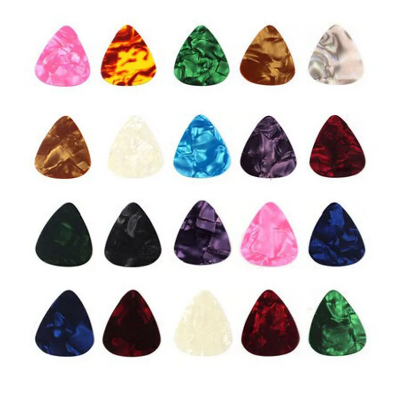 50 шт. медиаторы для акустической гитары медиатор целлулоид Электрогитары