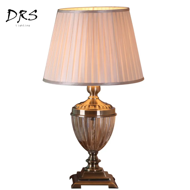 Bedroom Table Lamp Fabric Lampshade Living Room Decoration Abajur Table Lamp for Bedroom Lamparas De Mesa Modern Bedside Lamp