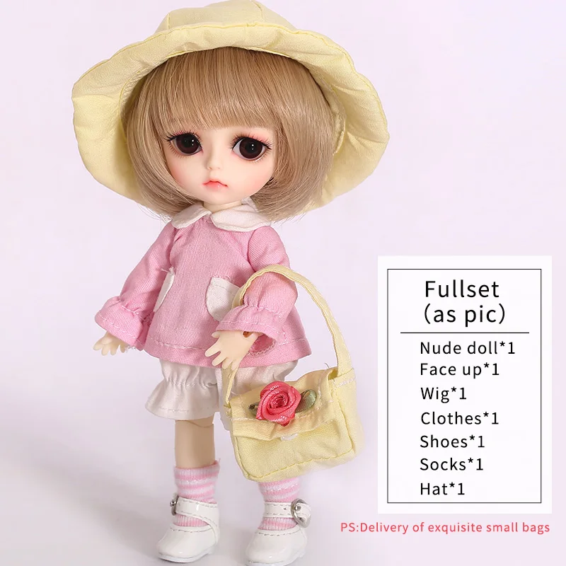 Новое поступление Lati Yellow Noa 1/8 BJD SD YoSD кукла высокое качество милые игрушки для девочек лучший рождественский подарок изысканных маленьких сумок - Цвет: Fullset as pic