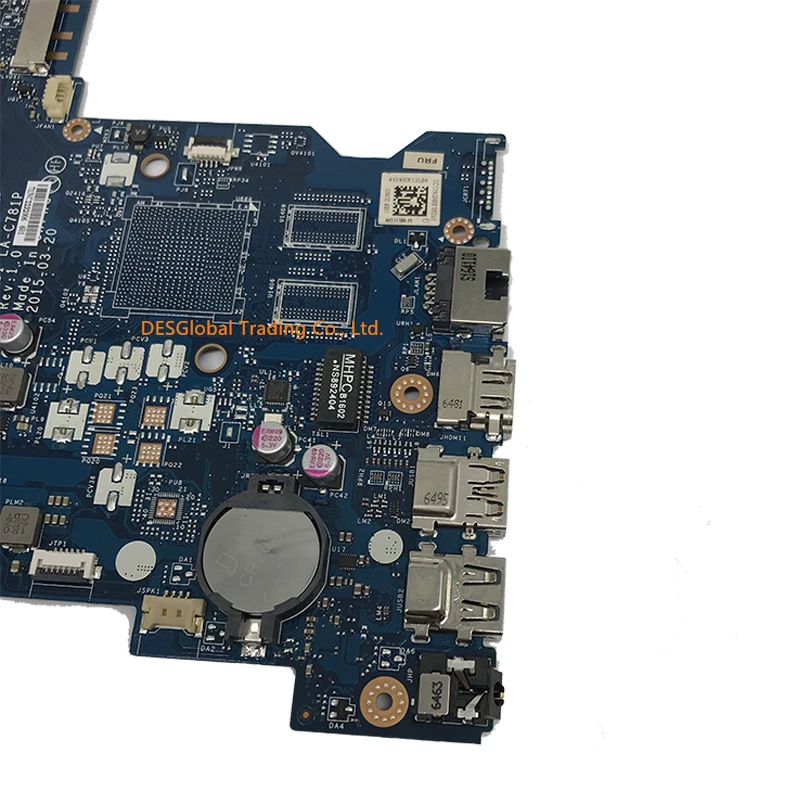 818060-601 813967-601 материнская плата для HP Тетрадь 15-AF Материнская плата ноутбука ABL51 LA-C781P A6-6310M 818060-001 813967-001 аккумулятор большой емкости Тесты