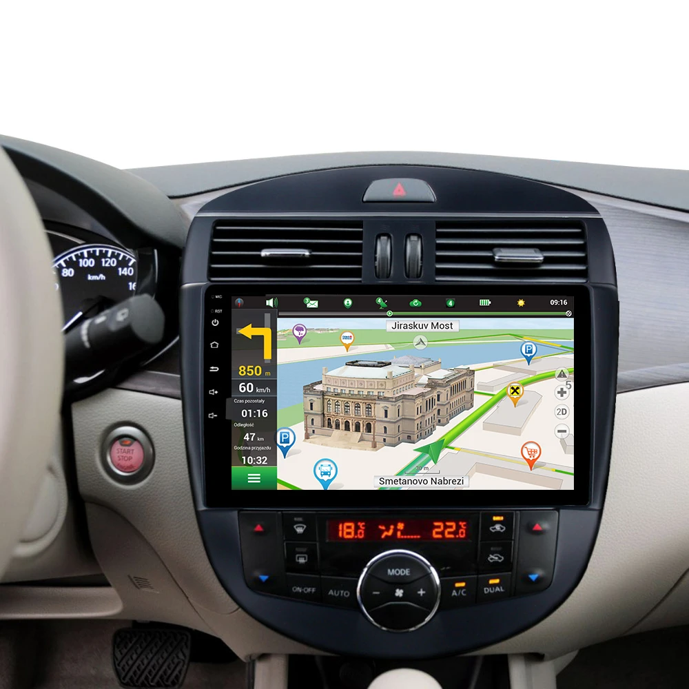 KOOCAVS " ips Android 9,0 Автомобильный gps радио плеер для Nissan Tiida радио 2011 2012 2013 с 4 Гб+ 64G мультимедиа