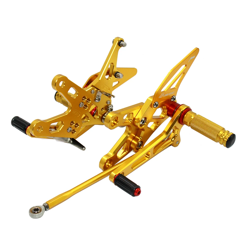 Для Kawasaki ZX10R ZX 10R 2006 2007 CNC Регулируемые подножки для ног Rider Rearset подставка для ног