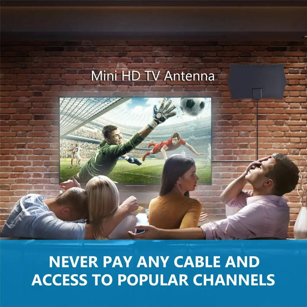 960 миль диапазон 4K цифровая HDTV Антенна комнатная антенна с усилителем HD 1080P DVB-T2 Freeview tv для жизни местные каналы вещания