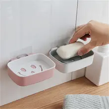 Милый креативный Настенный мыльница для благовоний без следов, мыльница для туалета, мыльница для ванной, мыльница со смайликом, мыльница