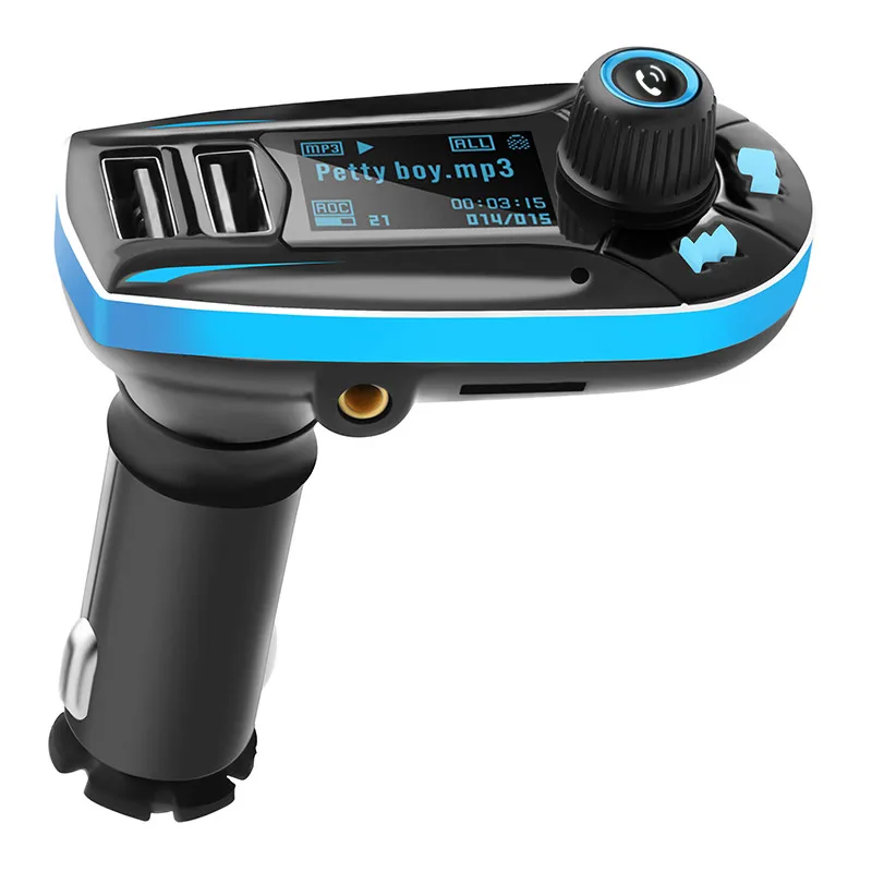 Автомобильный беспроводной Bluetooth набор 1 4 &quotэкран MP3 музыкальный плеер двойной USB