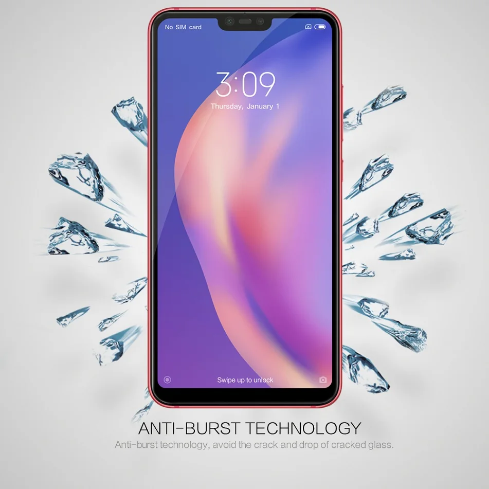 Для xiaomi mi 8 lite Защитное стекло для экрана полностью покрытое Nillkin 9H 0,33 мм тонкое для xiaomi mi 8 lite закаленное стекло изогнутое 6,26''