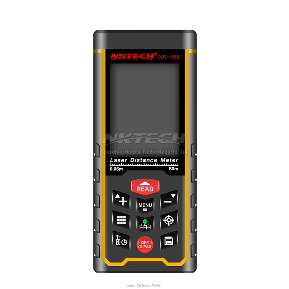Лазерный дальномер NKTECH 80m 120m с камерой USB перезаряжаемый углом громкости пифагоры