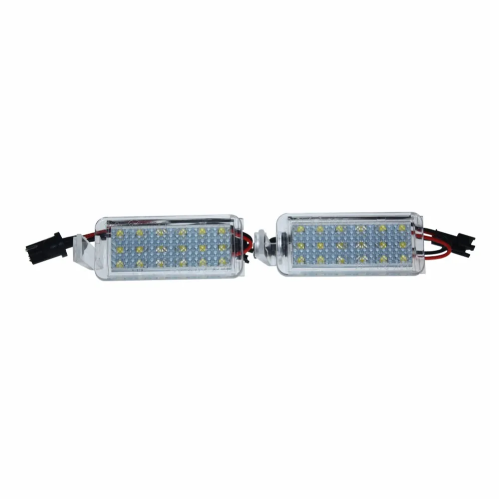 2x Error Free 18 3528 SMD LED License Number Plate Lamps Car Light Auto Accessories fit for Ford