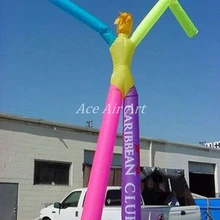 Реклама две ноги надувная небесная кукла, надувная воздушная танцовщица поставляются с 2 мощными электрическими вентиляторами для мероприятий акции