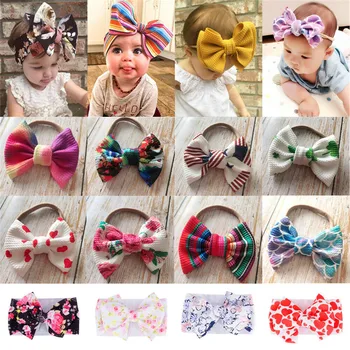 

PUDCOCO Toddler Girls Kids Baby Bow Floral Hairband Headband Stretch Turban Knot Head Wrap