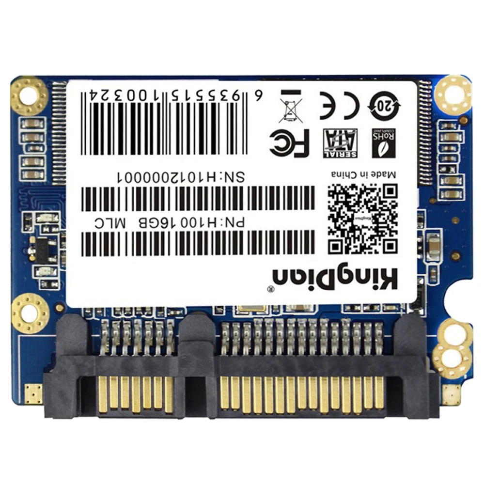 KingDian 1.8 дюймов Половина Тонкий SATA II H100 Малой Мощности Продвижение Внутренний Твердотельный Накопитель SSD Скорость Обновления Комплект H100 16