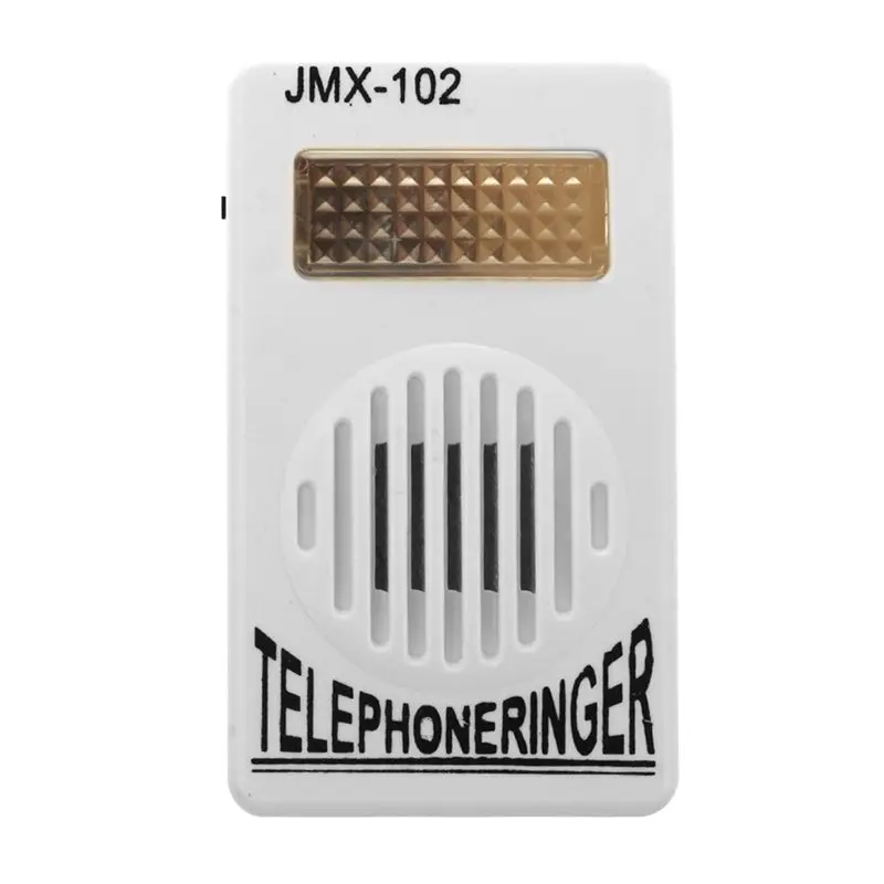 Пластиковый домашний телефонный кольцевой усилитель звука RJ11 6P2C Ringer Gray