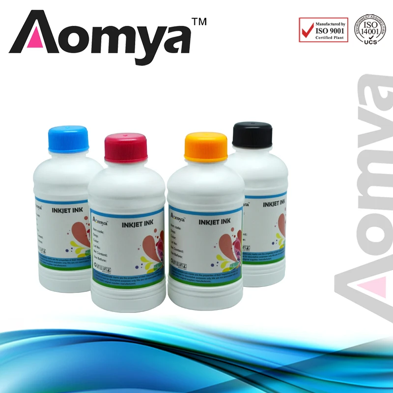 Aomya 250 мл/бутылка 4 цвета универсальные чернила подходят для мелованной бумаги с высоким глянцем совместим с Epson струйные принтеры все модели яркий цветной принтер чернила