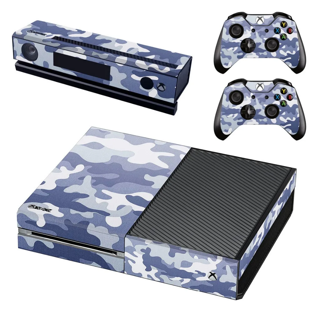 Камуфляжные наклейки для Xbox One винил наклейки для оформления стикеры игровой консоли Пульты ДУ игровых приставок геймпад протектор Чехлы мангала скины