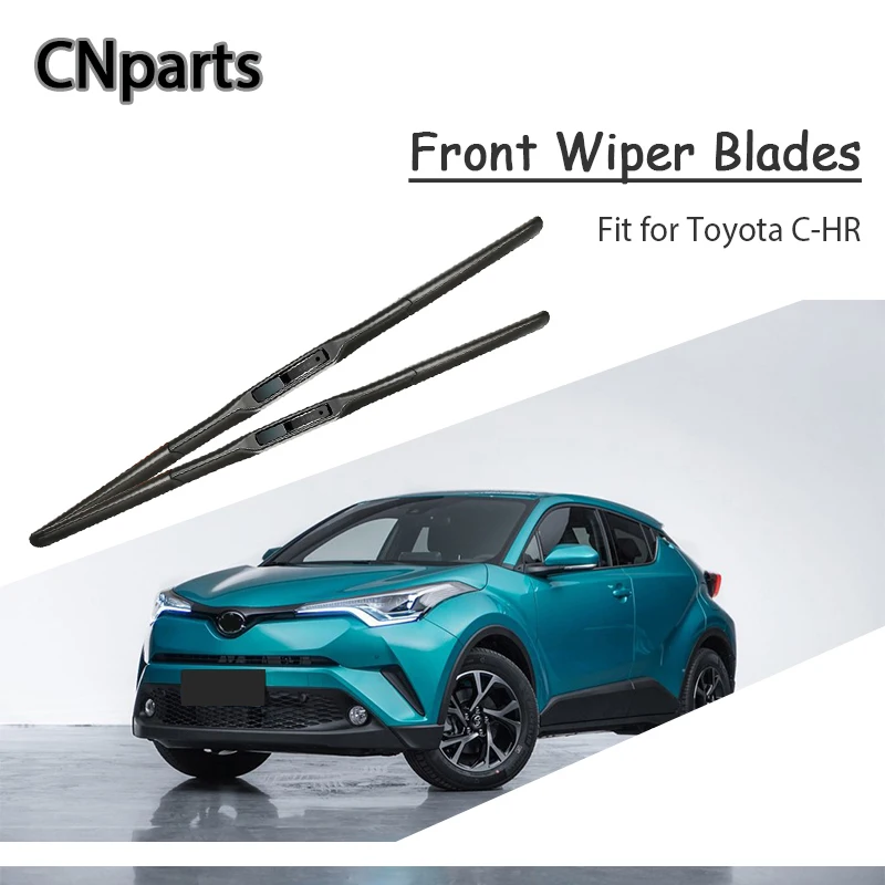 CNparts лобовое стекло автомобиля резиновые передние стеклоочистители рычаг комплект для Toyota C-HR лобовое стекло оригинальные аксессуары