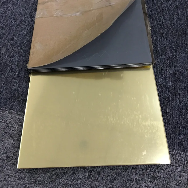 ACRYLIC PLEXIGLASS PLASTIC Gold and Silver Mirror (5)