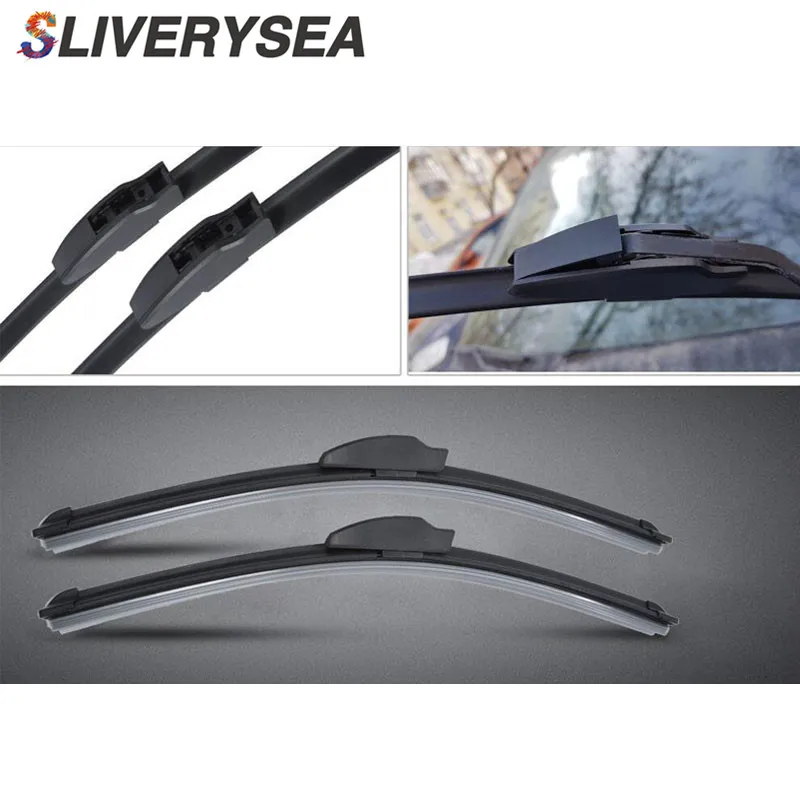 SLIVERYSEA стеклоочистителей для hyundai I40 2011- 26 ''+ 16'' высокое качество Iso9001 натуральный каучук чистке спереди лобовое стекло F03
