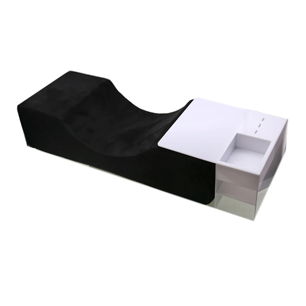 pillow and shelf Удлиненная подушка для ресниц Мягкая Прививка ресниц подушки для ресниц прививка Макияж Салон красоты использование подголовник шеи поддержка - Color: pillow and shelf