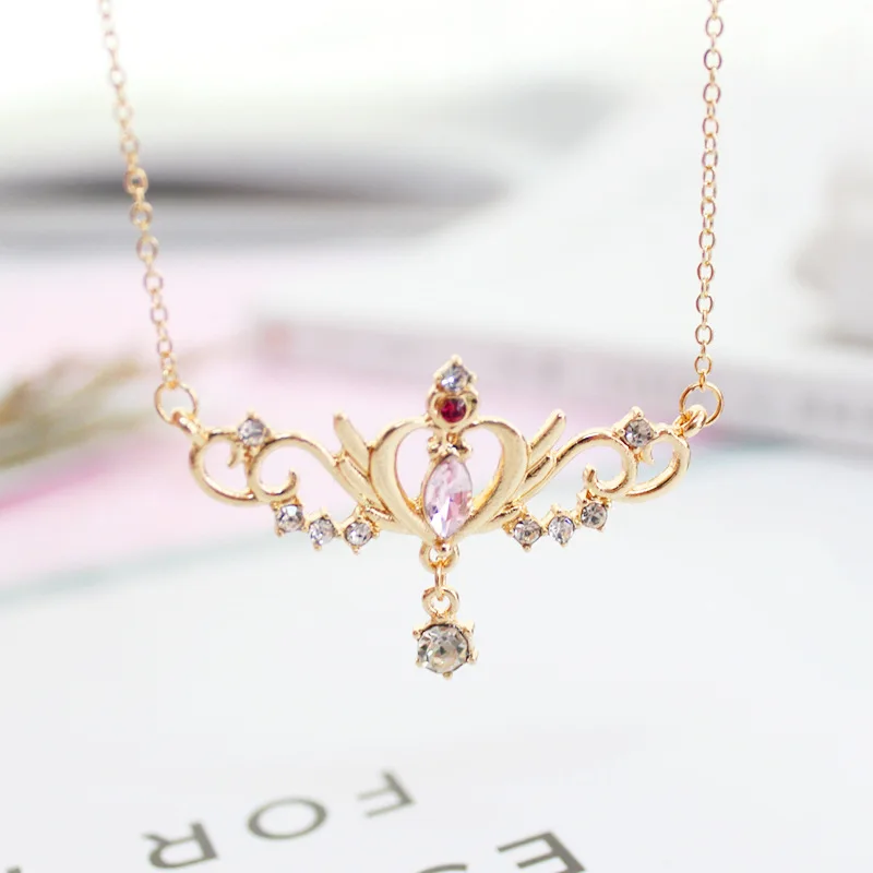 Женский кулон в виде крыльев Ангела японском аниме Сейлор Мун колье чокер с