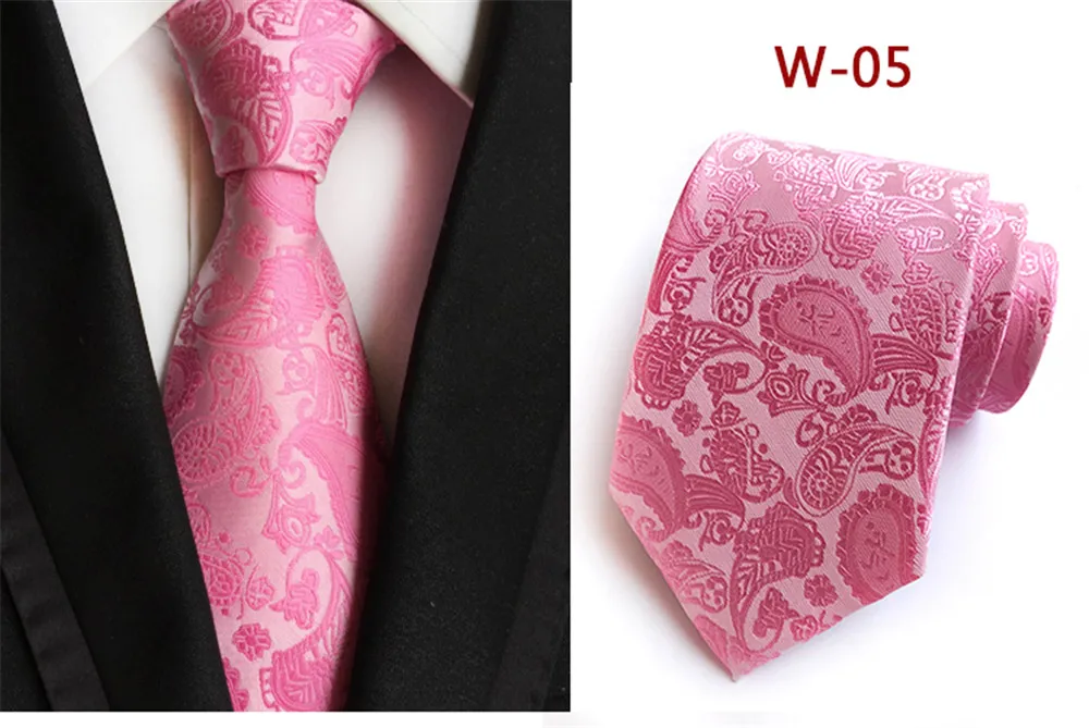 12 Colors Paisley Jacquard Woven Man's Neck Tie Casual Wear Luxury Neckties Mens Ties Bowtie Bow Skinny Tie Gift Fashion