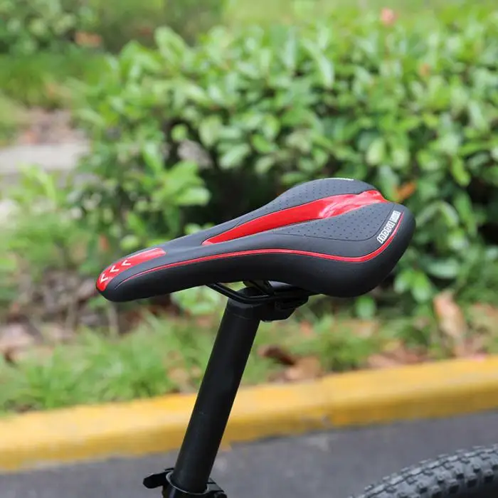 1 шт. велосипедное седло ПВХ полое Велосипедное Сиденье для MTB шоссейного велосипеда C55K