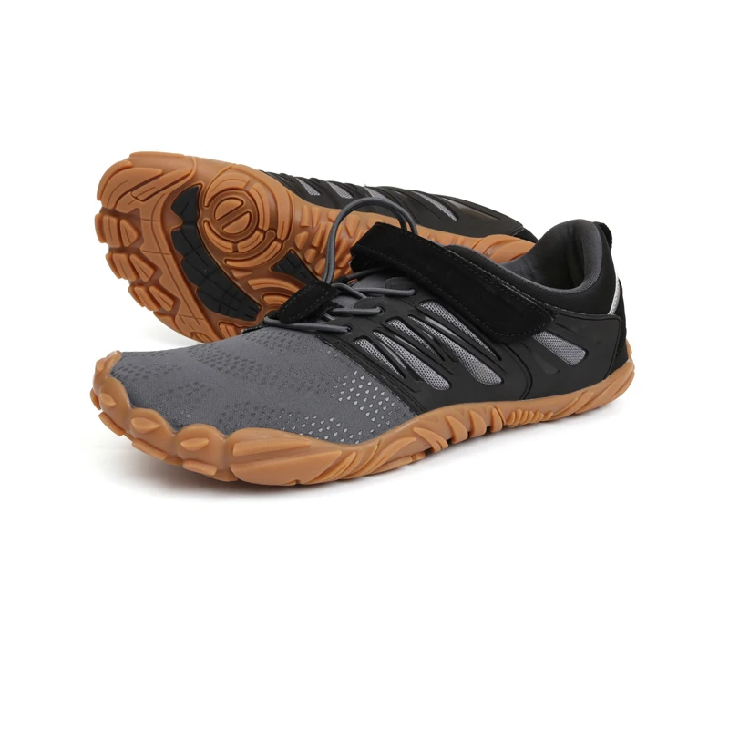 Hot Sale Men Aqua Shoes Summer Breathable Non Slip Five Toe Shoes High Quality Indoor Yoga Unisex Couple Footwear - Цвет: Тёмно-синий