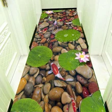 3D ковер с булыжником и цветами, креативный Коврик для двери, ковер с растительным рисунком, коврики для прихожей, спальни, гостиной, чайного стола, коврики для кухни