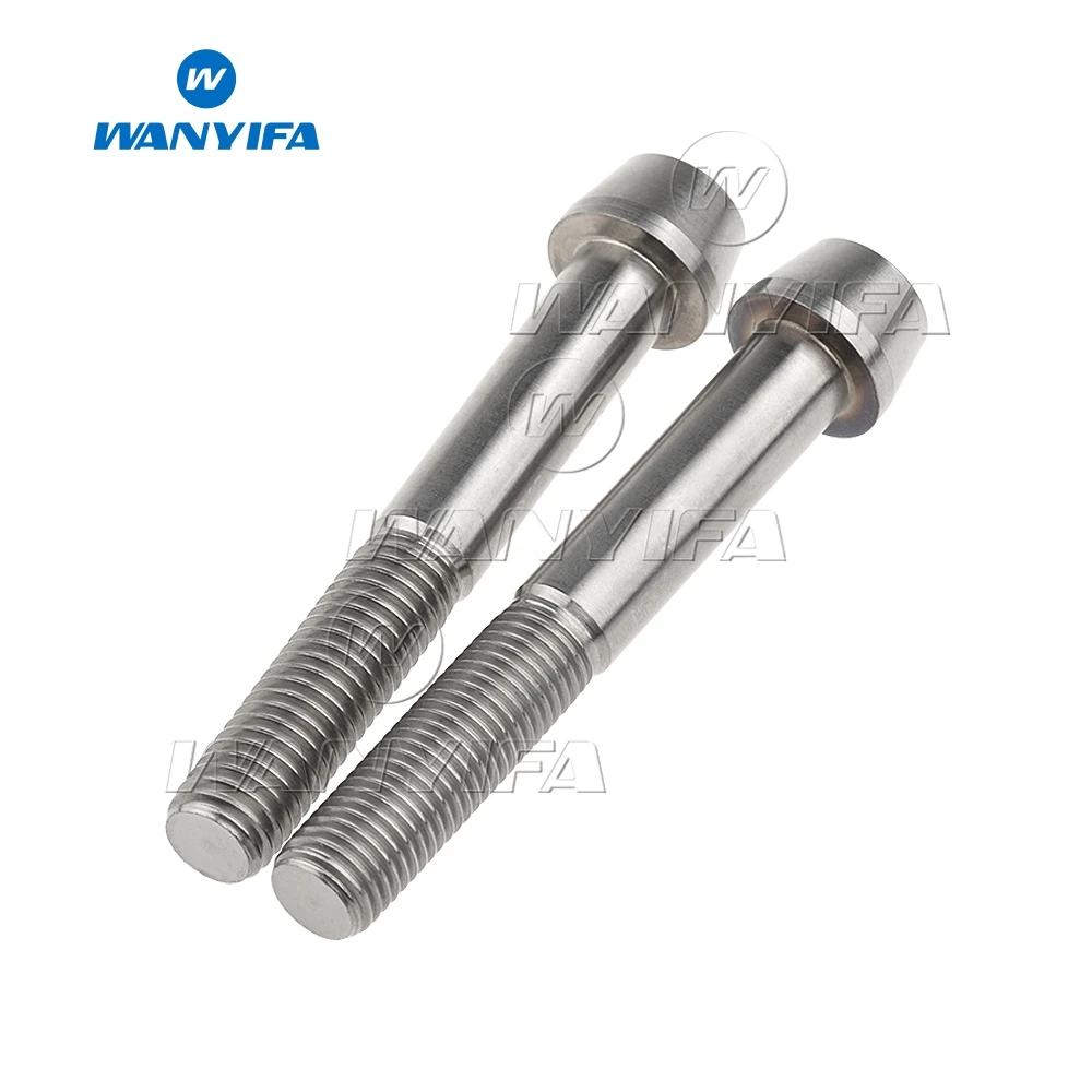 Waniifa 2 шт M10x70mm конусная головка Титановые Болты Винты для велосипеда Тормозная часть велосипеда