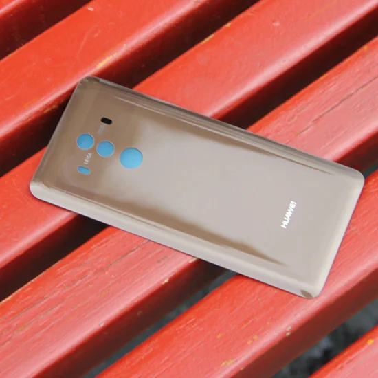 Brown Huawei аккумулятор стеклянная Задняя панель для huawei mate 10 Pro mate 10 Pro задний корпус задняя крышка Защитные чехлы для телефонов - Цвет: Brown