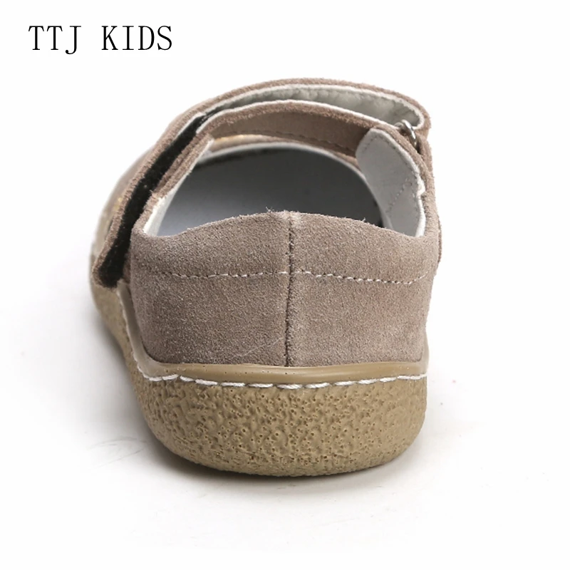 COPODENIEVE Top Brand Quality Genuine Leather Children toddler girl kids Shoes For Fashion Barefoot Sneaker Mary Jane Free Ship