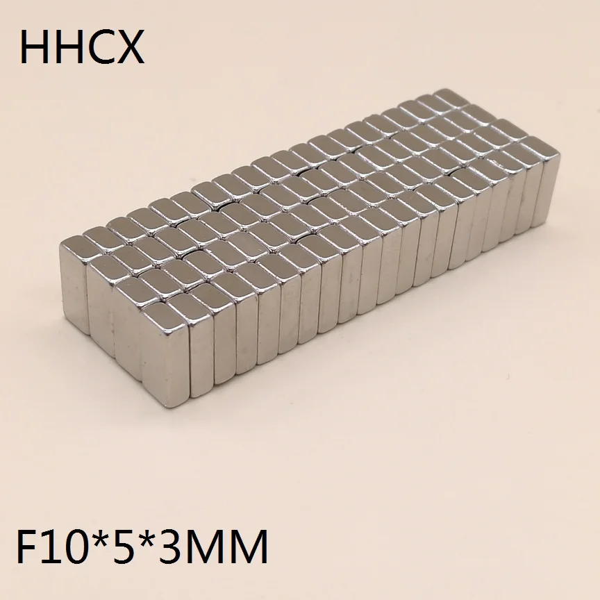 100 шт./лот блок магнит 10x5x3 мм N35 сильный площади Неодимовый редкоземельных магнитов 10*5*3 мм неодимовые магниты 10мм x 5мм x 3мм