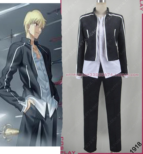

Gilgamesh Cosplay costume top+pant+coat Anime custom any size 110