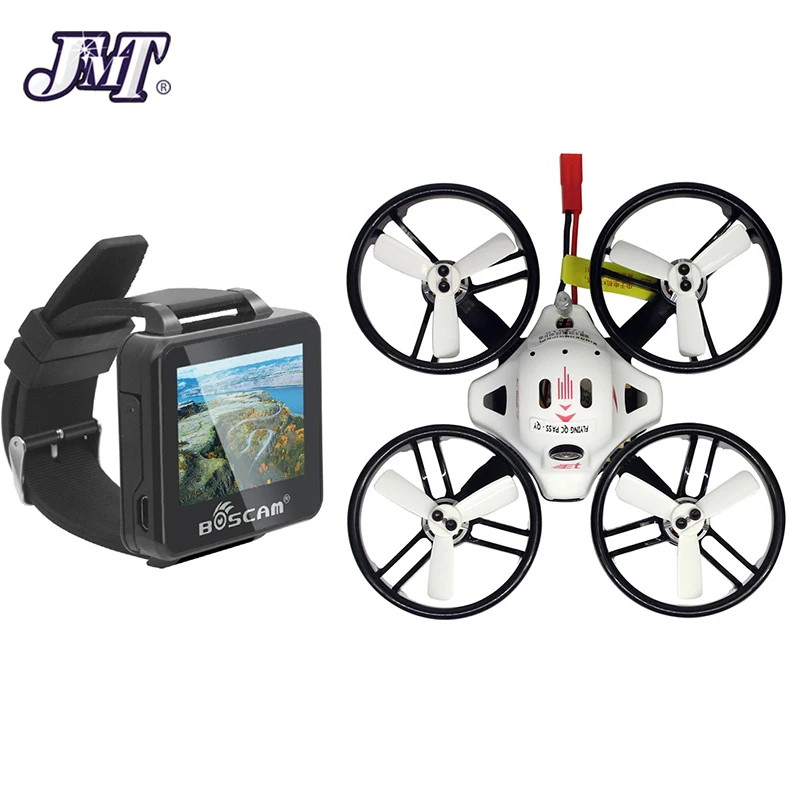

JMT ET125 PNP Brushless FPV RC Racing Drone Mini Quadcopter with XM Receiver with FPV 40CH 2inch 480*240 HD Watch