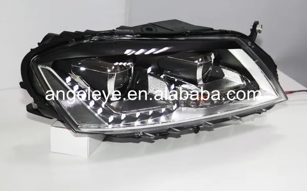2011- год для Volkswagen Passat Magotan b7 светодиодный налобный фонарь черный Корпус TLZ