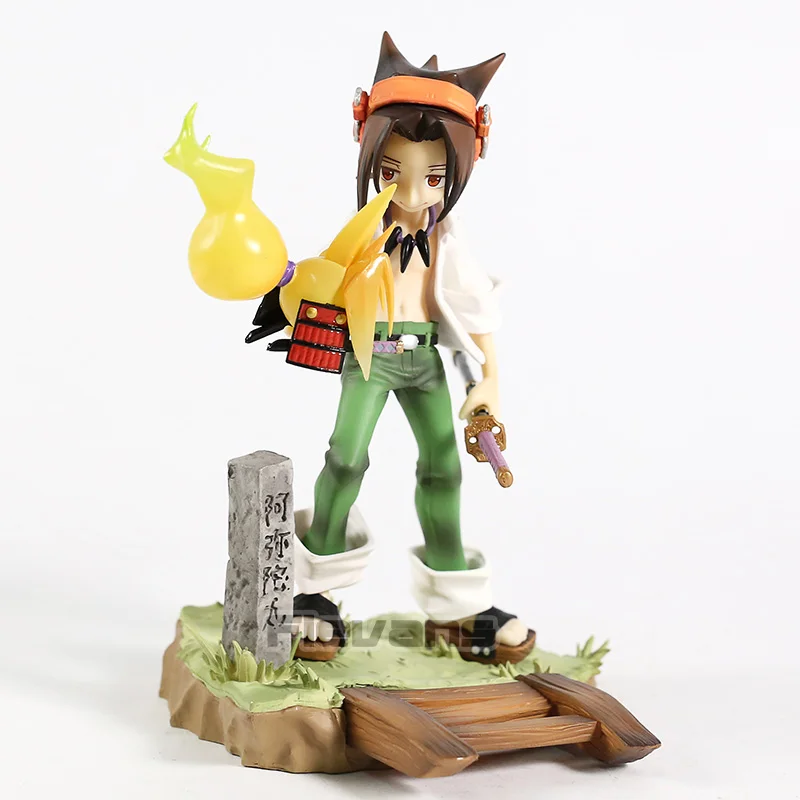 Король шаманов Yoh Asakura с Amidamaru Spirit 1/8 Масштаб ПВХ фигурка Коллекционная модель игрушки