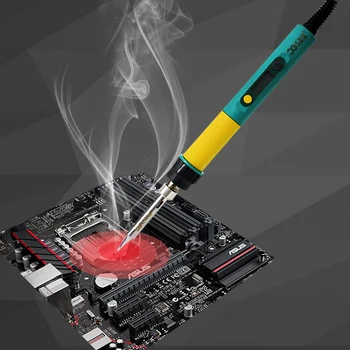 

CXG 100W Upgrade Electric Soldering Iron Led Temperature Adjustable Internal Heating Soldering Station + Backlight + Sleep New
