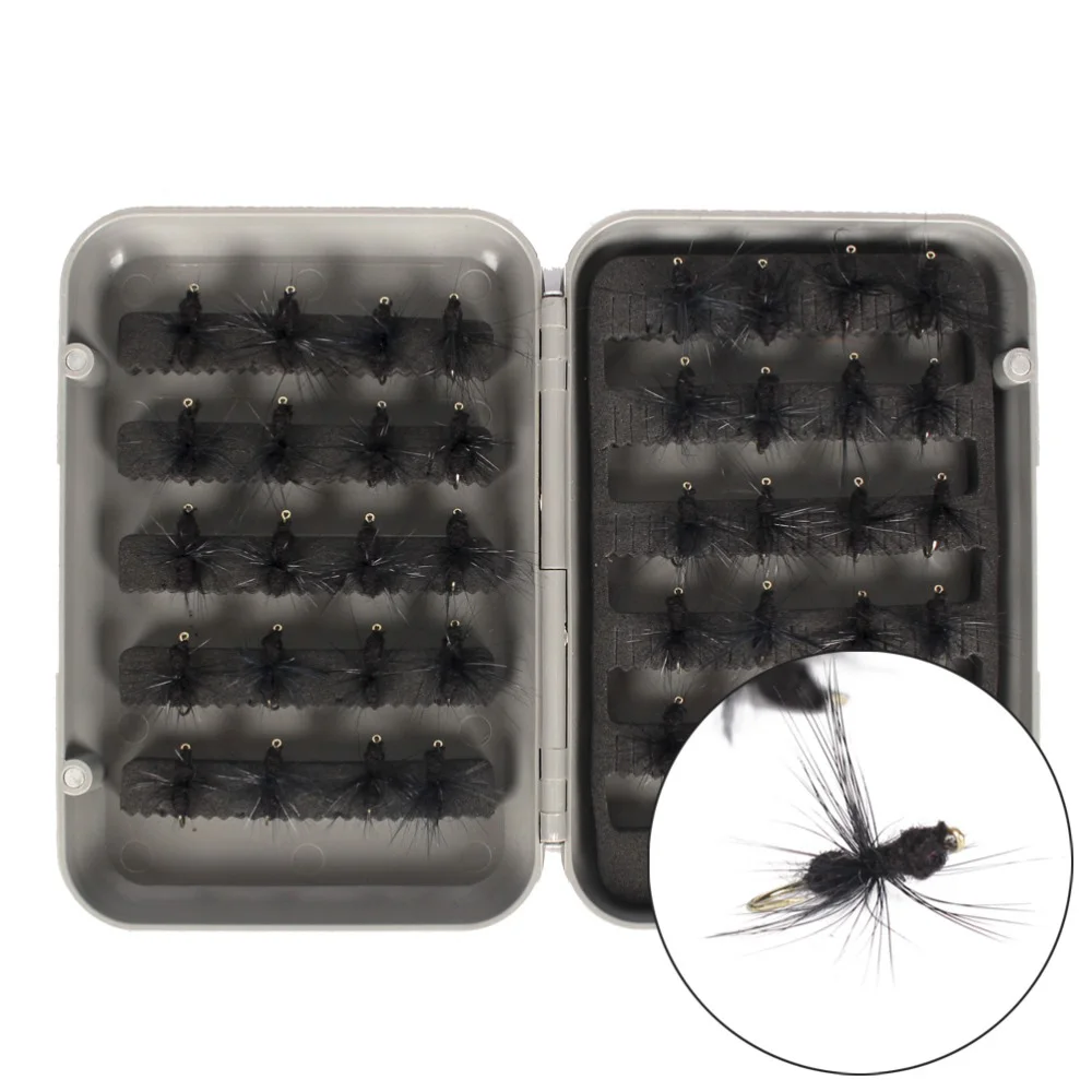 black Ant Single Hook fly fish Fly Fishing lure bait kit