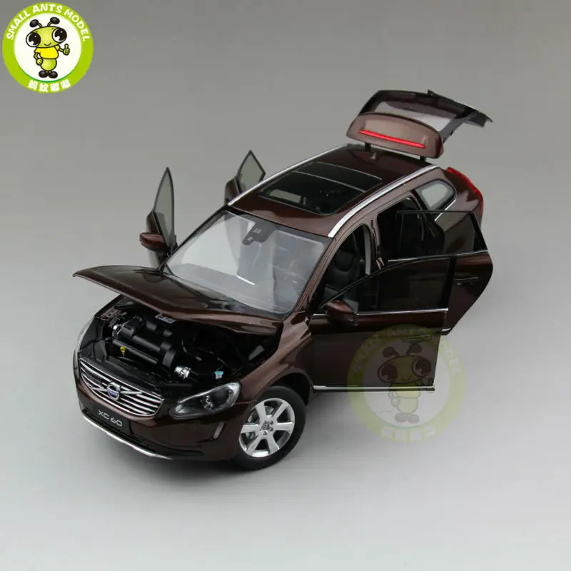 1/18 Volvo XC60 T6 AWD SUV литая модель автомобиля внедорожник коричневый