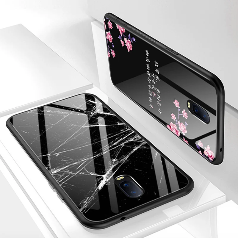 2 шт. для OPPO R17 чехол модная задняя крышка из закаленного стекла для OPPOR17 Чехлы для телефона для OPPO R 17 чехол coque для OPPO R17