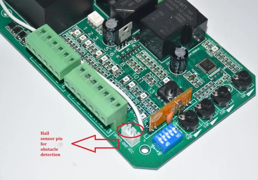 Abridor de portão deslizante motor LPSECURITY pcb