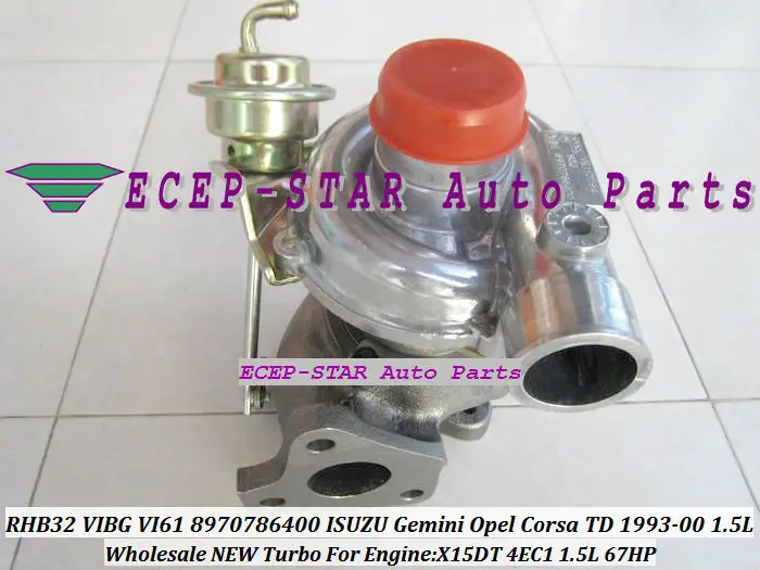 RHB32 VIBG VI61 8970786400 8943100780 Turbo Turbine Turbocharger For