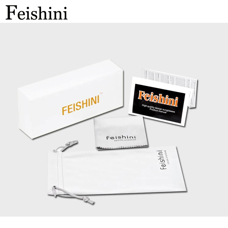 FEISHINI, высокое качество, рынок, монополия, авиадор, женские солнцезащитные очки, зеркальные, розовое золото, антибликовые, HD, солнцезащитные очки, мужские