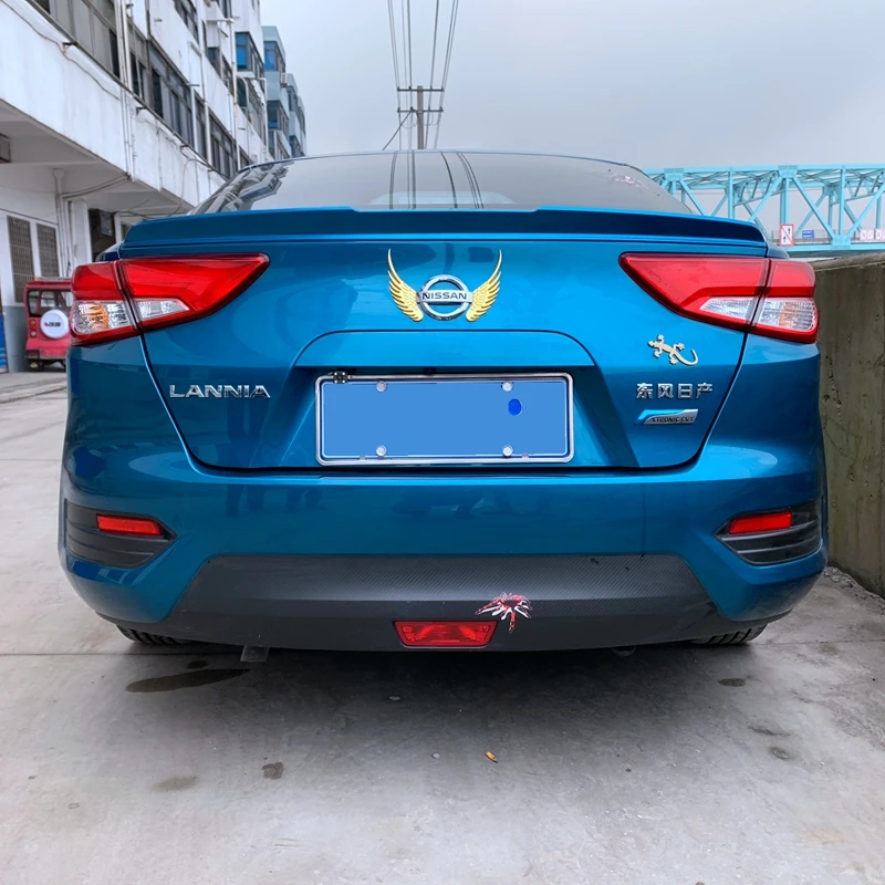 Для Nissan Bluebird LANNIA ABS праймер внешний задний спойлер задний багажник загрузки крыло украшение автомобиля Стайлинг