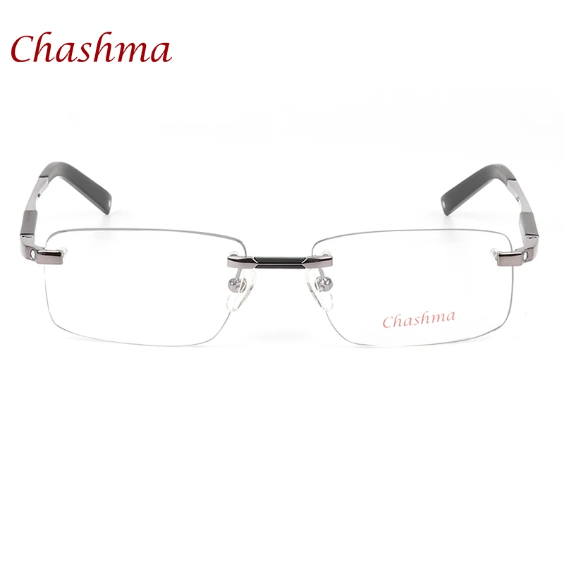 Eyeglasses Frames Eyeglass Frames Myopia Glasses Optical Glasses Chashma Brand Designer Titanium Rimless Mans Optical Frameless Eyeglasses Frame