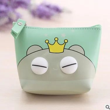 BONAMIE милая девочка самый дешевый PU мультфильм маленький изменить женский кошелек маленький макияж сумки ключ автомобильный карман деньги сумка Изменить кошелек - Цвет: Crown-Bear
