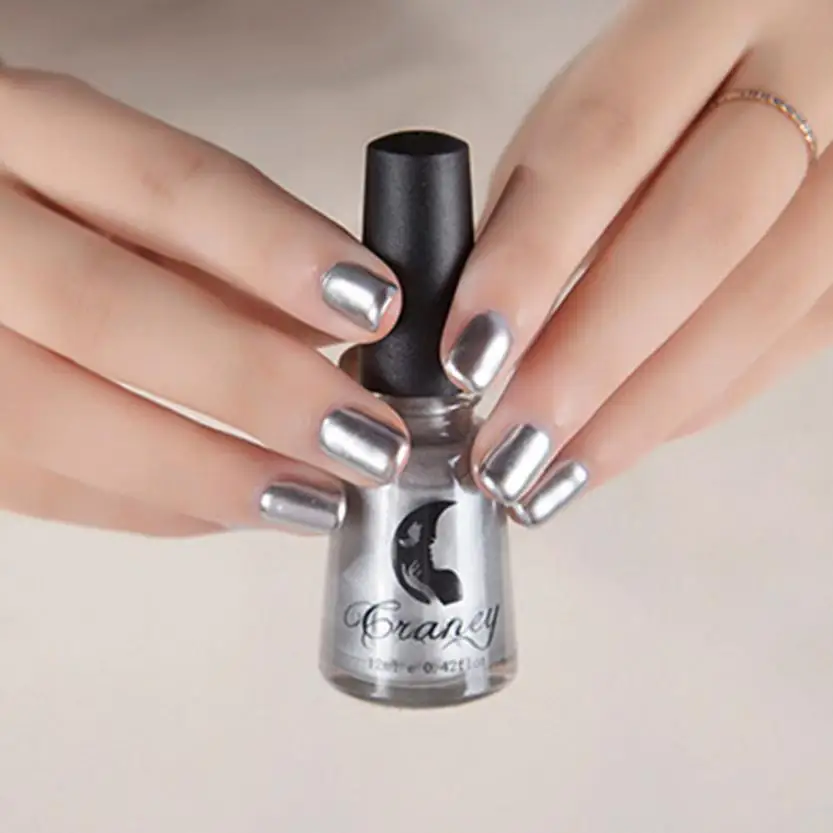 Buy 2018 Lasting Mirror Nail Polish Plating Silver