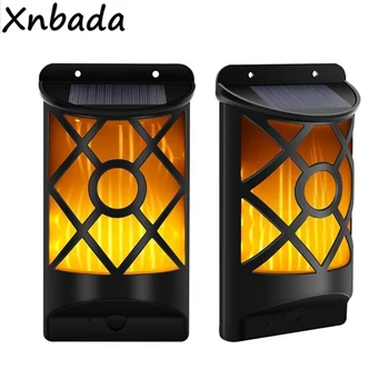 

66 Leds Solar Light Waterproof Flame Torch Landscape Light Outdoor Garden Light Control Wall Lamp