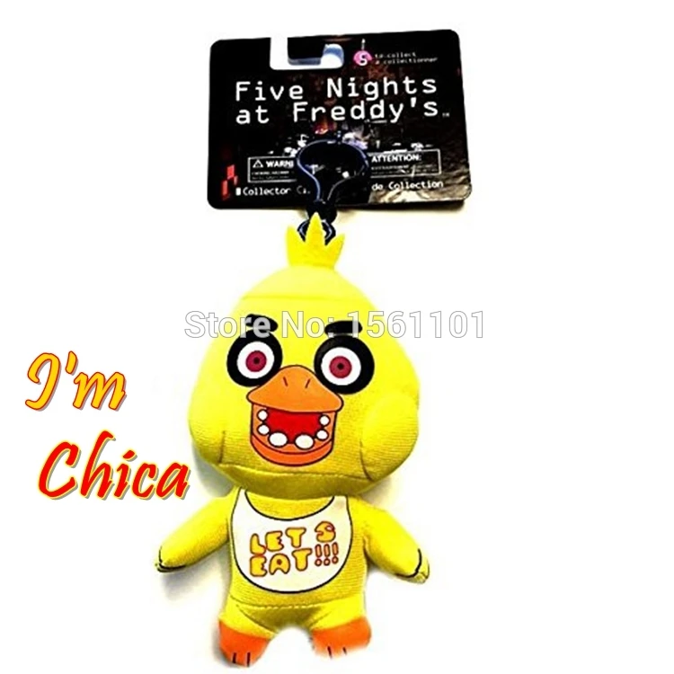 Новые 5 шт./партия FNAF Five Nights At Freddy's FREDDY& FOXY& Bonnie& Chica мини плюшевые игрушки 13 см кукла кулон подарок на день рождения