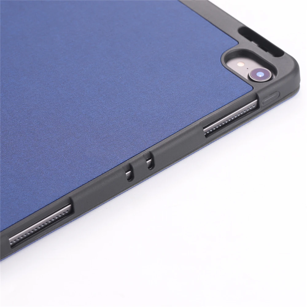 KQJYS ТПУ мягкий силиконовый флип для iPad Pro 12,9 из искусственной кожи для iPad Pro 12," защитный чехол с держателем для ручки