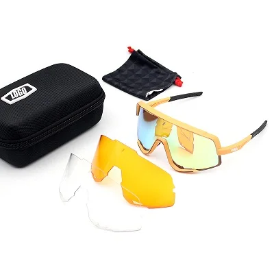 3 lens not polarized Горный велосипед солнцезащитные очки для женщин Открытый Велоспорт mtb Спорт езда бег очки гонщика велосипедный очки для мужчин - Цвет: 3 lens not polarized